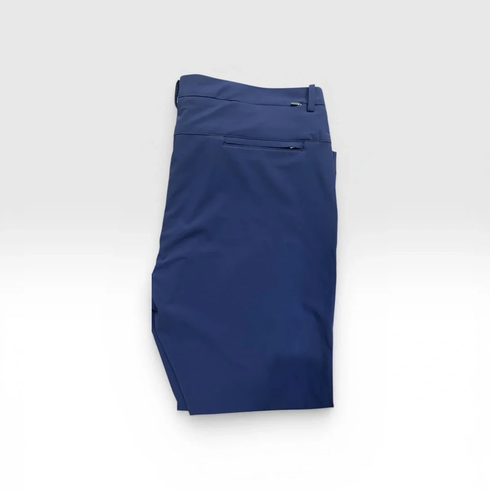 Peter Millar Blade Crown Crafted Navy Mens Pants 40x30 Stretch Dress Golf